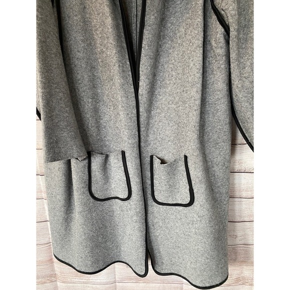 Making it Big on the Plus Side Thick Long Open Front Cardigan Sweater 2X Thick - Picture 3 of 8